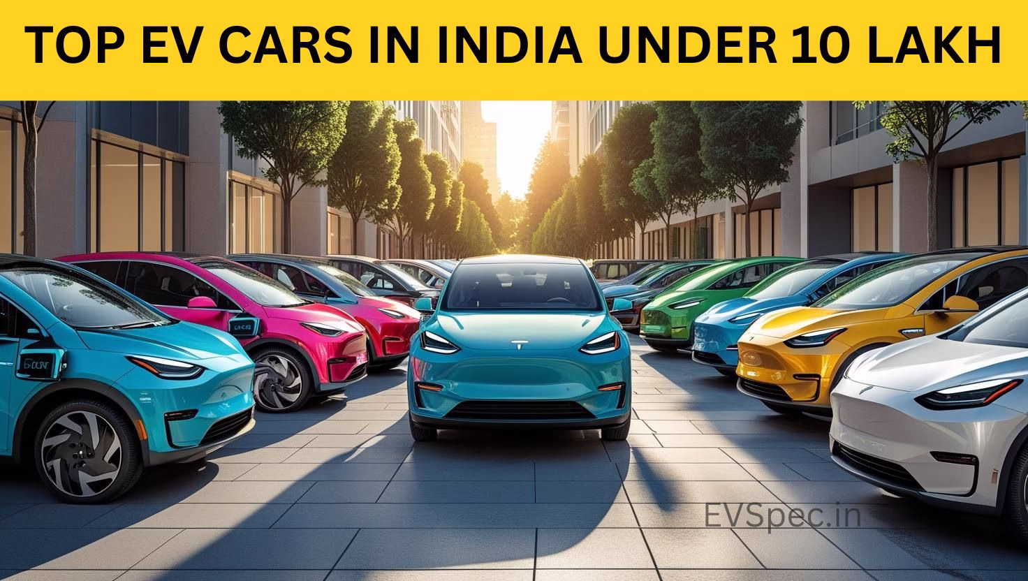 Top EV Cars in India under 10 Lakh